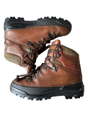 Vintage Timberland Italy Leather Hiking Boots Women’s EU 38.5 Vibram Sole